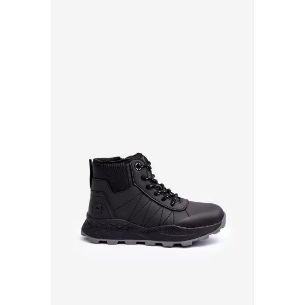 Dětské zimní boty BIG STAR MM374203 BLACK 