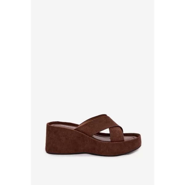  Dámské pantofle BOTO CALORINE 41357 BROWN 