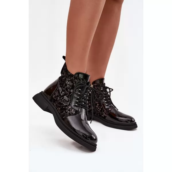  Dámské boty D&A CR52-613 BLACK 
