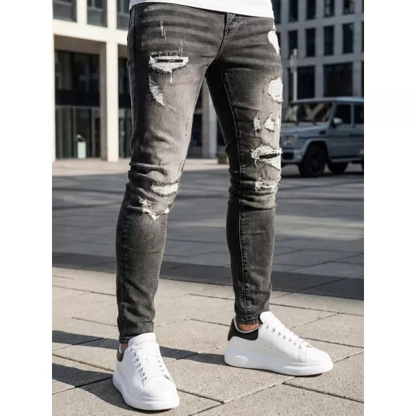  Pánské kalhoty DSTREET TMAVĚ ŠEDÁ 