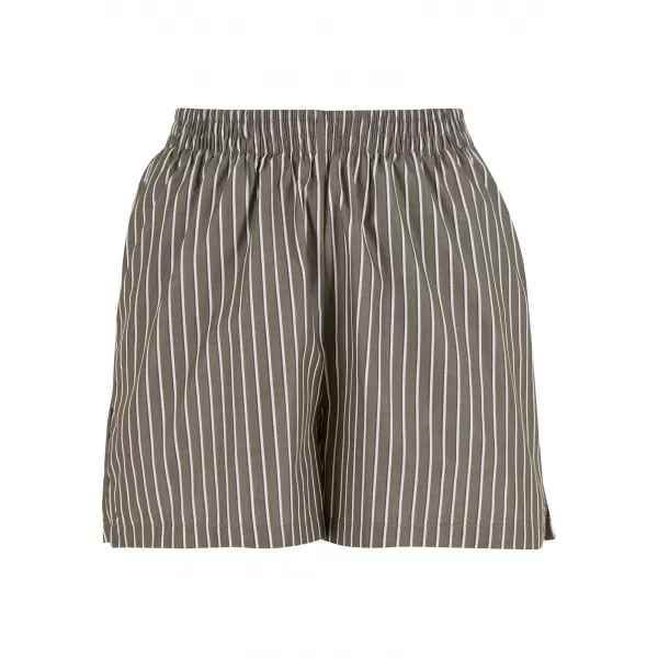  Dámské kraťasy URBAN CLASSICS TB6845 OLIVE/WHITE 