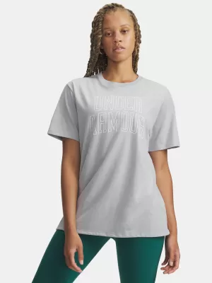Dámské triko UNDER ARMOUR RIVAL OS CAMPUS TEE 6007883-012 ŠEDÁ