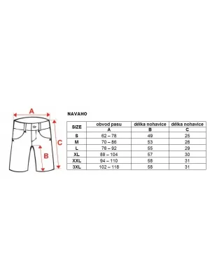 Pánské kraťasy HAVEN NAVAHO SLIMFIT / CYKLOVLOŽKOU ORANŽOVÁ