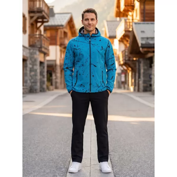  Pánská softshellová bunda premium ALTISPORT VOJ/ALM034JACK01 EMERALD 