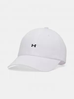 Dámská kšiltovka UNDER ARMOUR W ESSENTIAL LOW ADJ 1369790-104 BÍLÁ