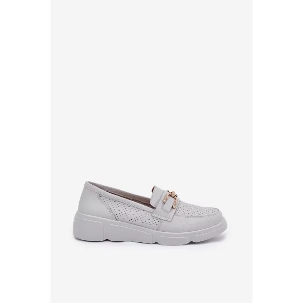  Dámské mokasíny VINCEZA 88007 WHITE 