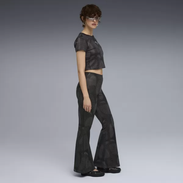  Dámské kalhoty PUMA DARE TO FLARED PANTS 632147-01 PUMA BLACK 