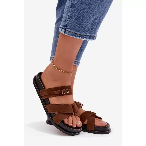  Dámské pantofle BOTO SELORINA 41608 BROWN 