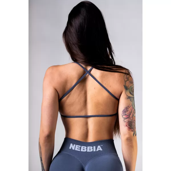  NEBBIA Open-back sportovní podprsenka POWER 890 GREY 