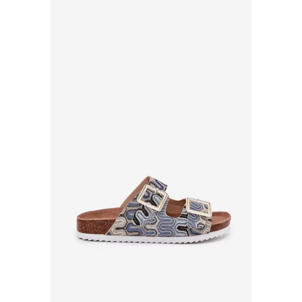  Dámské pantofle S.BARSKI RB51-006 BEIGE 