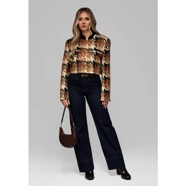  Dámská bunda LARICA OW-BLZB-0103 BROWN 