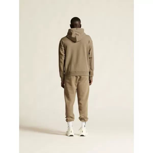  Pánská těžká mikina s kapucí CRAFT Corp. Frequent Hoodie M ŠEDOBÉŽOVÁ 