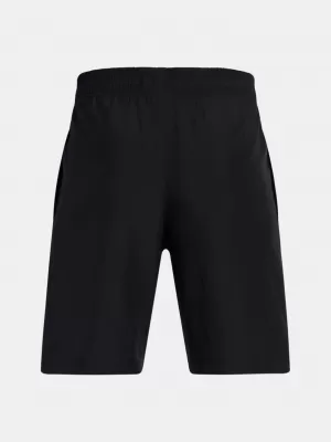 Chlapecké kraťasy UNDER ARMOUR UA TECH WOVEN SHORT 1377264-002 ČERNÁ