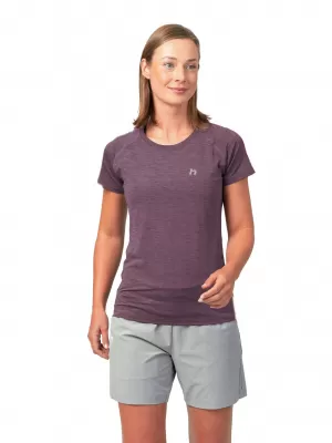 Dámské triko HANNAH LELA PLUM PERFECT MEL