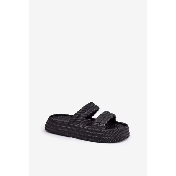  Dámské pantofle S.BARSKI ZK51-001 BLACK 