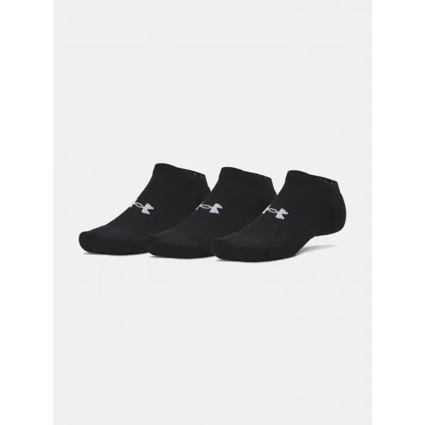  Ponožky UNDER ARMOUR PERFORMANCE COTTON 3PK NS 6009683-008 ČERNÁ 