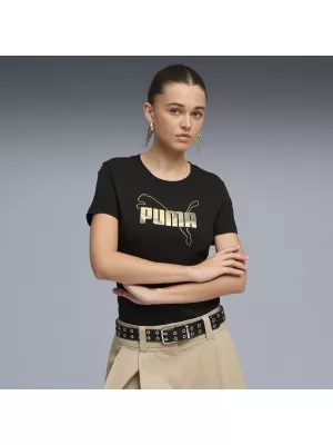 Dámské triko PUMA ESS LOGO LAB TEE 691824_01 PUMA BLACK