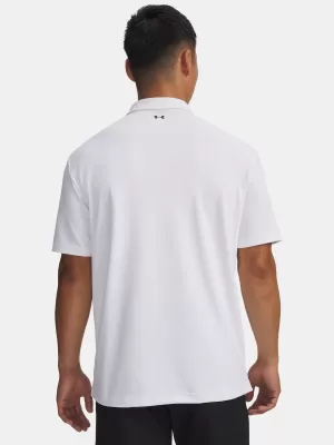 Pánské triko UNDER ARMOUR T2G PIQUE POLO 6012303-100 BÍLÁ