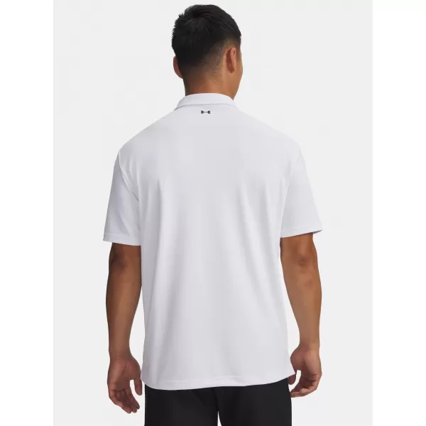  Pánské triko UNDER ARMOUR T2G PIQUE POLO 6012303-100 BÍLÁ 