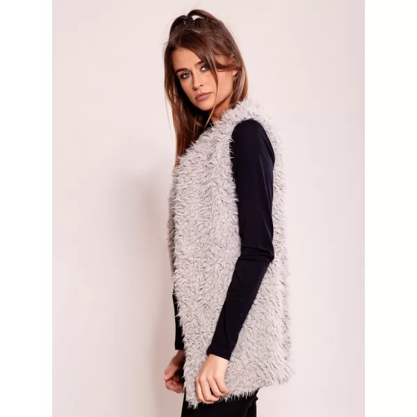  Dámská vesta WOOL FASHION ITALIA AT-KZ-22105.11P GRAY 