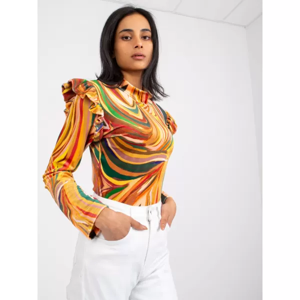  Dámská halenka ITALY MODA DHJ-BZ-6533C.90 DARK YELLOW 