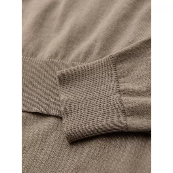  Pánský svetr OMBRE OM-SWBS-0106 DARK BEIGE 
