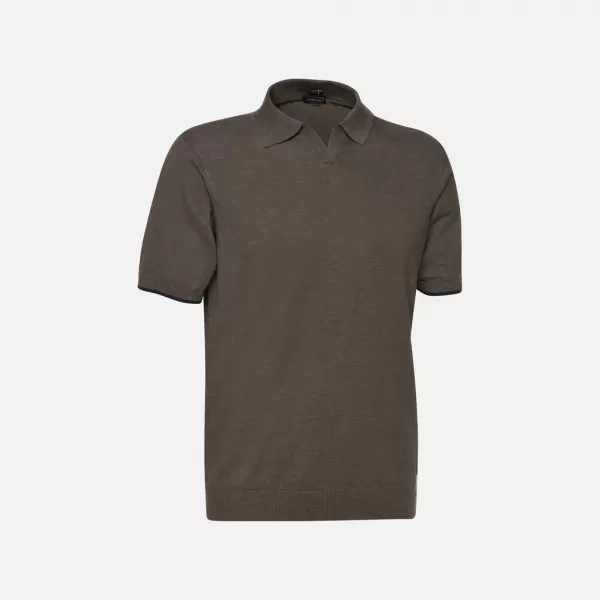  Pánské triko GEOX KNIT G012317 KHAKI 