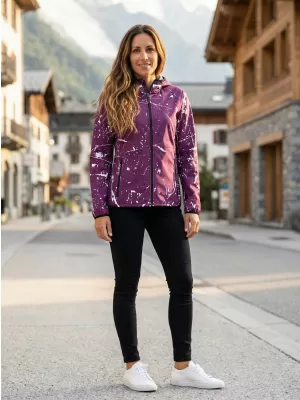 Dámská softshellová bunda premium ALTISPORT VOJ/ALW034JACK01 FUCHSIOVÁ