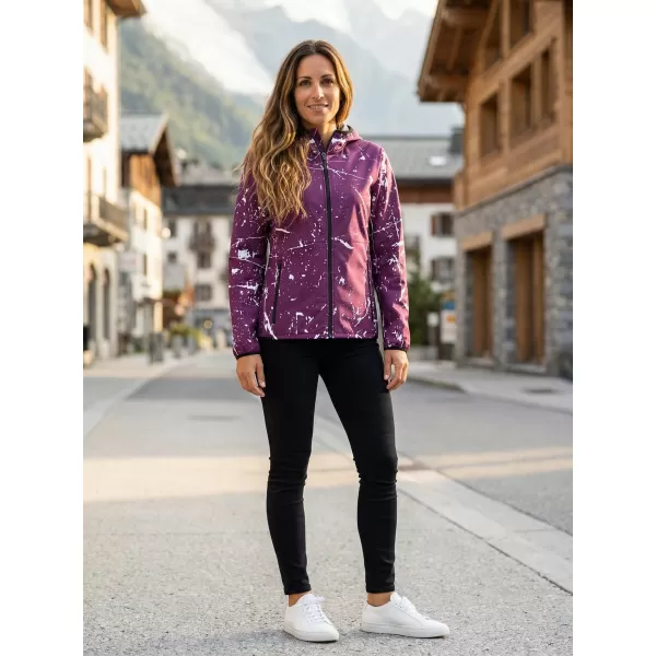  Dámská softshellová bunda premium ALTISPORT VOJ/ALW034JACK01 FUCHSIOVÁ 