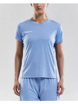 Dámské sportovní tričko s výstřihem do V CRAFT TW Squad Go Jersey Solid W MFF MODRÁ