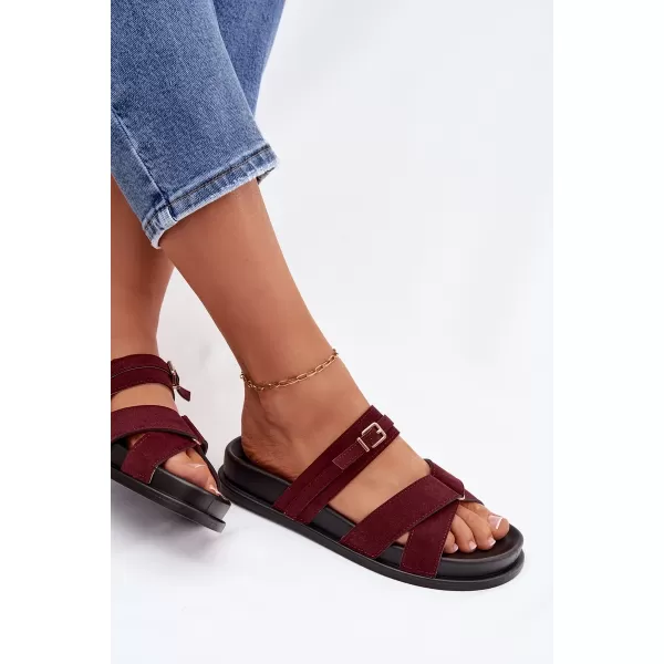  Dámské pantofle BOTO SELORINA 41592 BURGUNDY 