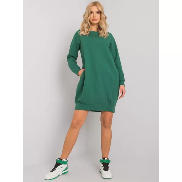  Dámské šaty BASIC FEEL GOOD RV-TU-5184.93P DARK GREEN 