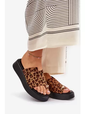 Dámské sandály BOTO SAQESSE 36267 LEOPARD