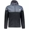Pánská softshellová bunda premium ALTISPORT VOJ/ALM051JACK01 ŠEDOČERNÁ