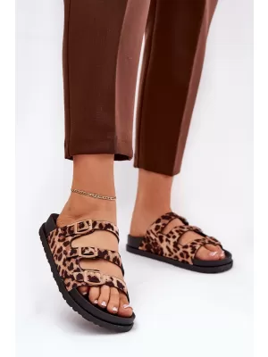 Dámské pantofle BOTO ULIRI 36081 LEOPARD