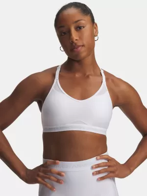 Dámská podprsenka UNDER ARMOUR CROSSBACK LOW BRA 1386424-102 BÍLÁ