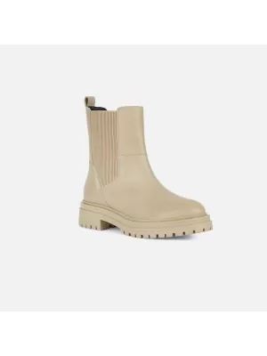 Dámské kotníkové boty GEOX IRIDEA G008034 BÉŽOVÁ