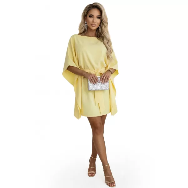  Dámské šaty NUMOCO SOFIA 287-41 PASTELOVĚ CITRONOVÁ 