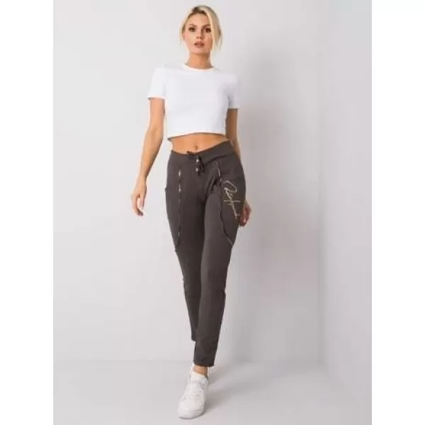  Dámské tepláky RELEVANCE RV-DR-6046.12 DARK KHAKI 