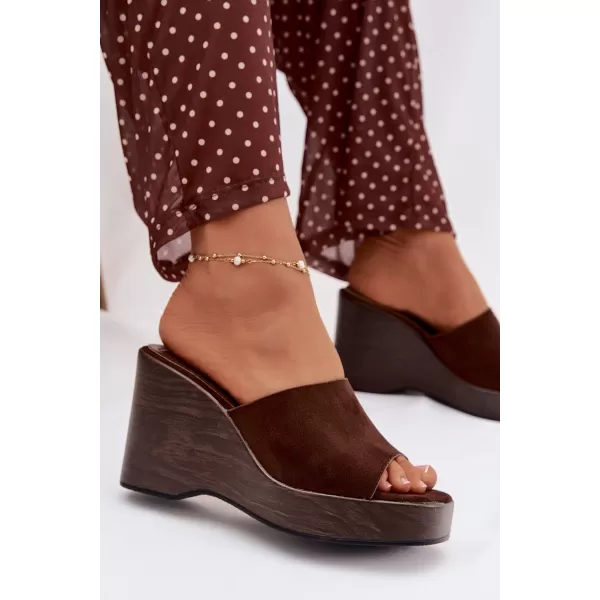  Dámské pantofle BOTO RAVELIA 41349 BROWN 