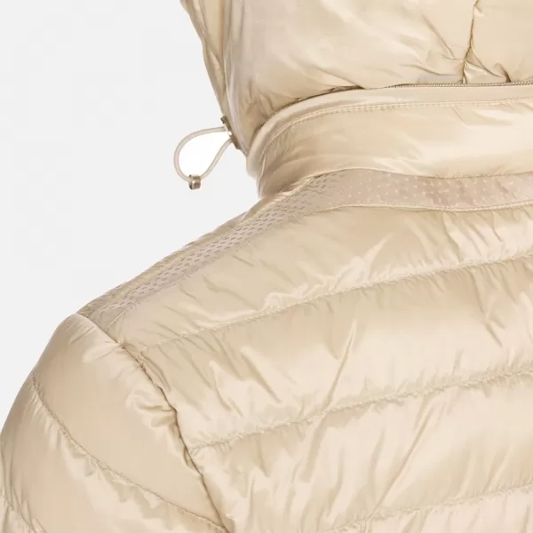  Dámská péřová bunda GEOX JAYSEN G012393 BÉŽOVÁ 