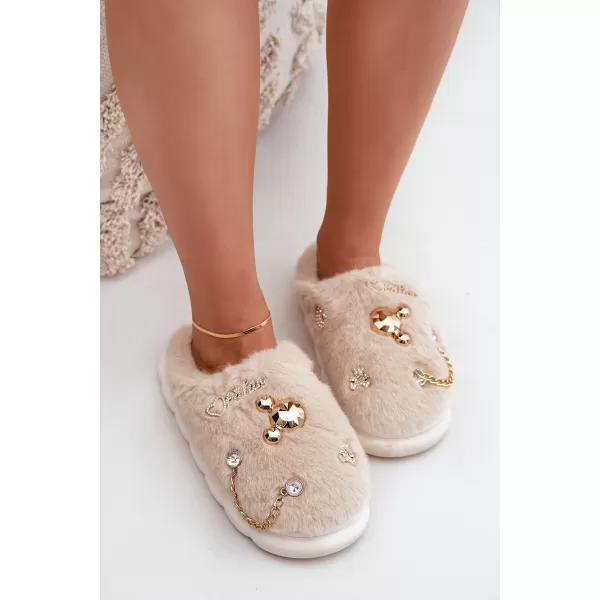  Dámské pantofle BOTO IVELFEDI 35010 BEIGE 