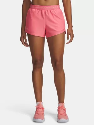 Dámské kraťasy UNDER ARMOUR TECH PLAY UP SHORTS 1389882-600 RŮŽOVÁ