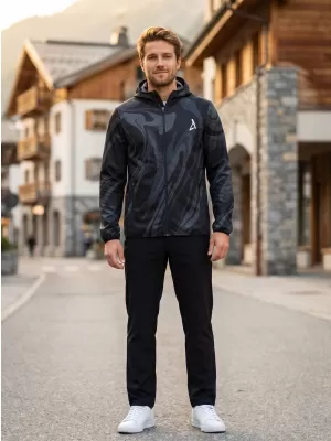 Pánská softshellová bunda premium ALTISPORT VOJ/ALM072JACK01 ČERNÁ