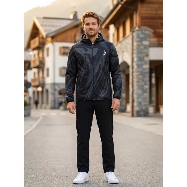  Pánská softshellová bunda premium ALTISPORT VOJ/ALM072JACK01 ČERNÁ 