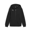 Dětská mikina PUMA TEAMGOAL CASUALS HOODED JKT 658596_03 PUMA BLACK/PUMA WHITE