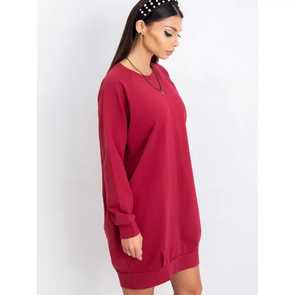  Dámské šaty BASIC FEEL GOOD RV-TU-5184.93P BURGUNDY 