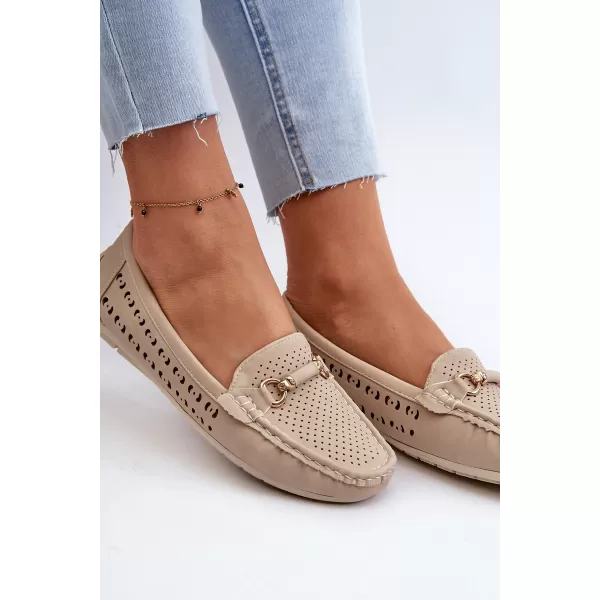  Dámské mokasíny BOTO RASIRNA 31619 BEIGE 