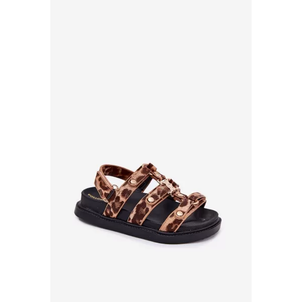  Dětské sandály BOTO LUNESSA 38047 LEOPARD 