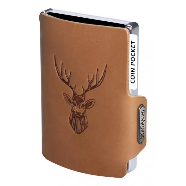  Peněženka MONDRAGHI Silhouette Classic Deer CARAMEL 